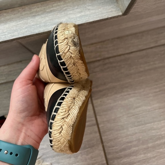 Chanel espadrilles lamb skin leather - Picture 13 of 16